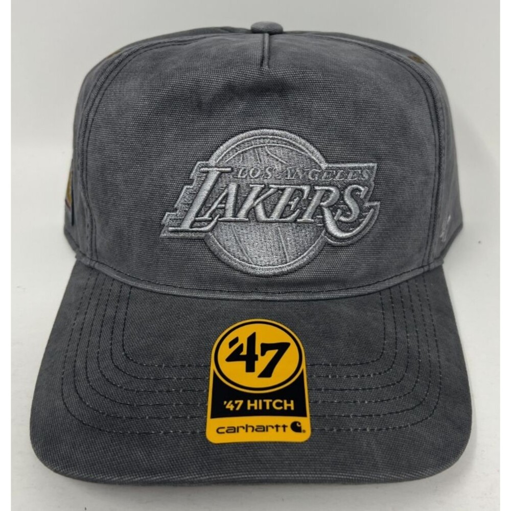 Los Angeles Lakers Carhartt Dyed Grey Hitch Snapback Hat NBA Cap